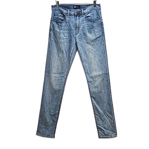 Gap Soft Wear Womens 5 Pocket Zip and Button Closure Slim Fit Jeans Size 32 x 34 - Picture 1 of 9